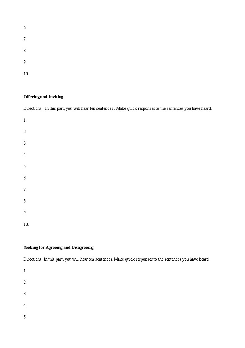 Part 2 专项训练4 快速应答-【高频考点解密】2023年高考英语二轮复习讲义+分层训练（上海专用）02