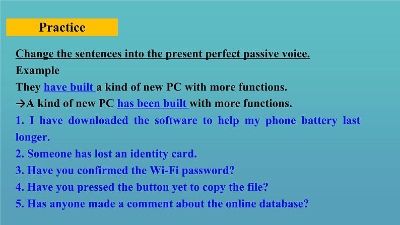 2021新人教高中英语必修二Unit4 Discovering Useful Structures--Express feeling and describe situations优秀公开课件第6页