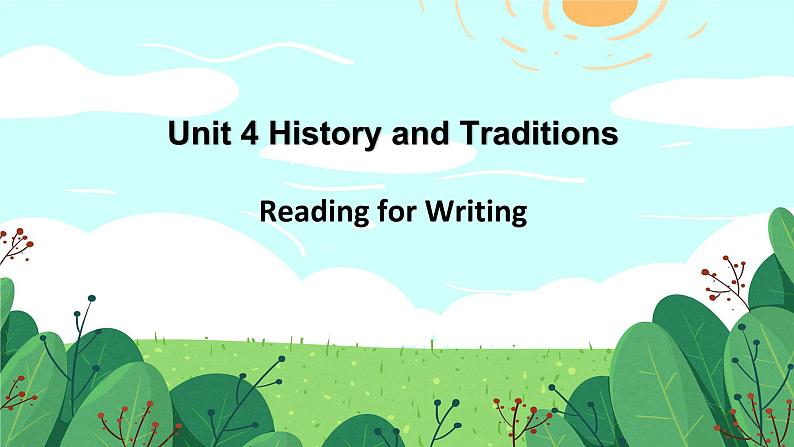 2021新人教高中英语必修二Unit4Reading for Writing优秀公开课件01