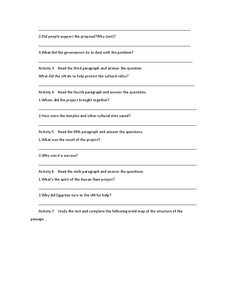 2019新人教高中英语必修二unit1Reading and Thinking 公开课学案02