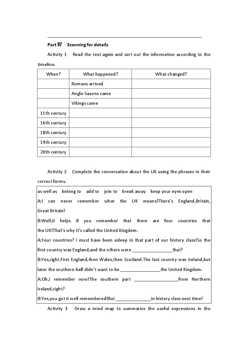 2019新人教高中英语必修二Unit4 History and Traditions--Reading and Thinking公开课学案03