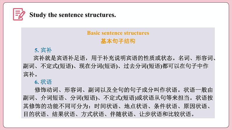 Welcome Unit Period III  Discovering Useful Structures（课件）-2023-2024学年高中英语人教版（2019）选择性必修第一册第6页