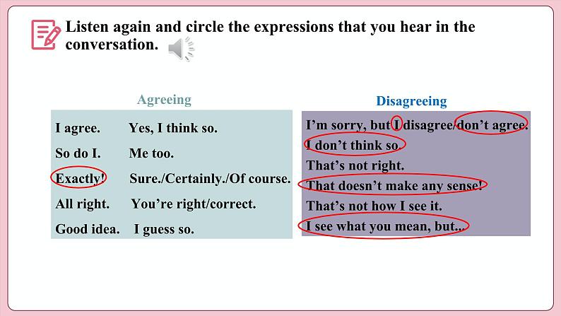 Unit 3 Sports and fitness Period IV  Listening and Talking（课件）-2023-2024学年高中英语人教版（2019）选择性必修第一册第5页