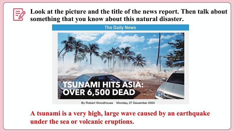 Unit 4 Natural Disasters Period V  Reading for Writing（课件）-2023-2024学年高中英语人教版（2019）选择性必修第一册第3页