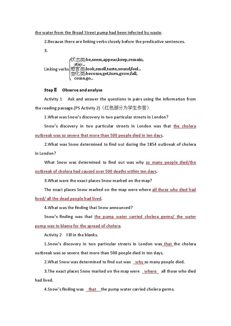 2019新人教高中英语选择性必修二Unit1 Discover useful structures公开课教案02