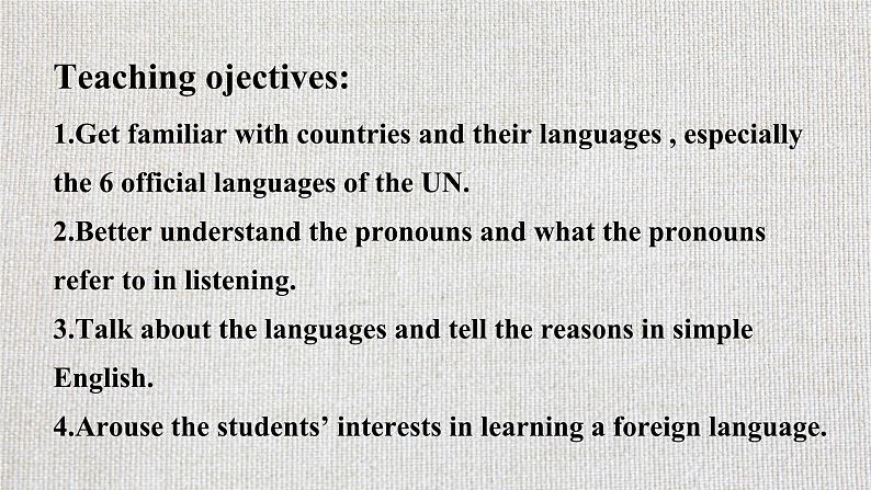 2019新人教高中英语必修一Unit5 Languages around the world listening and speaking公开课课件第2页