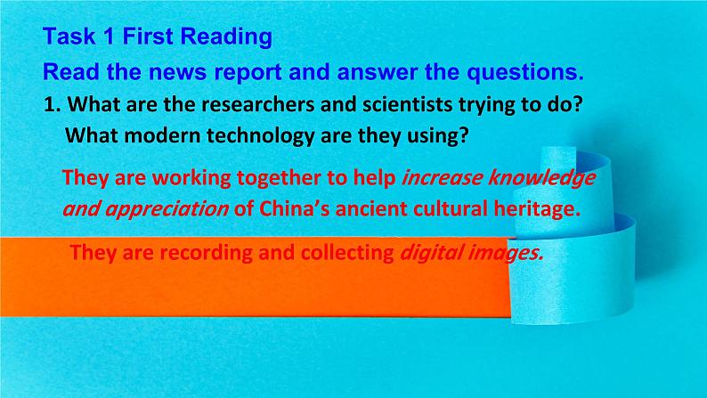 2019新人教高中英语必修二Unit1 Cultural Heritage--Reading for Writing公开课课件06