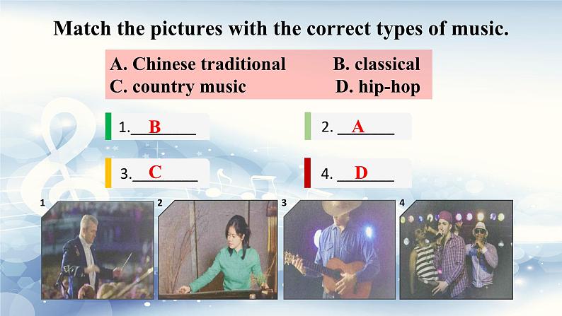 2019新人教高中英语必修二Unit5 Music-Listening and Speaking公开课课件08