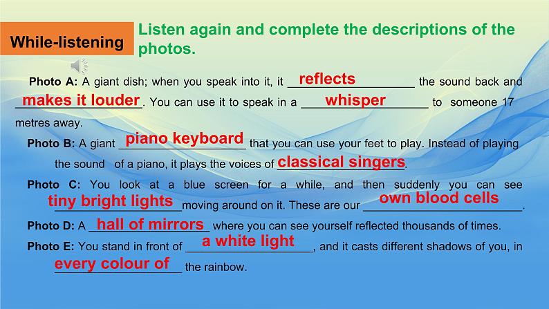 2019新人教高中英语选择性必修二Unit1Science and Scientists--Using Language公开课课件08