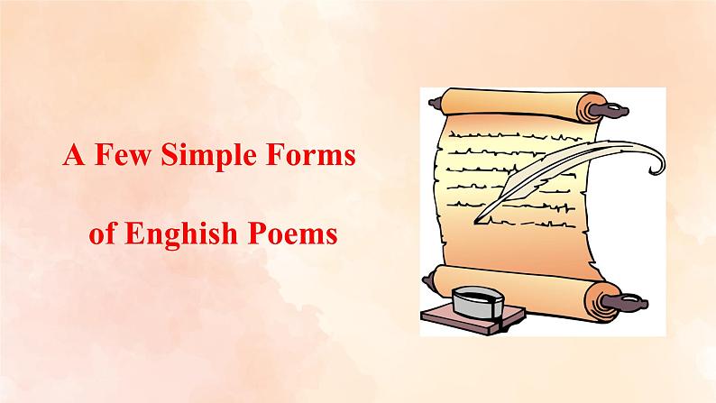 2019新人教高中英语选择性必修三Unit5 poems Reading and Thinking公开课课件04