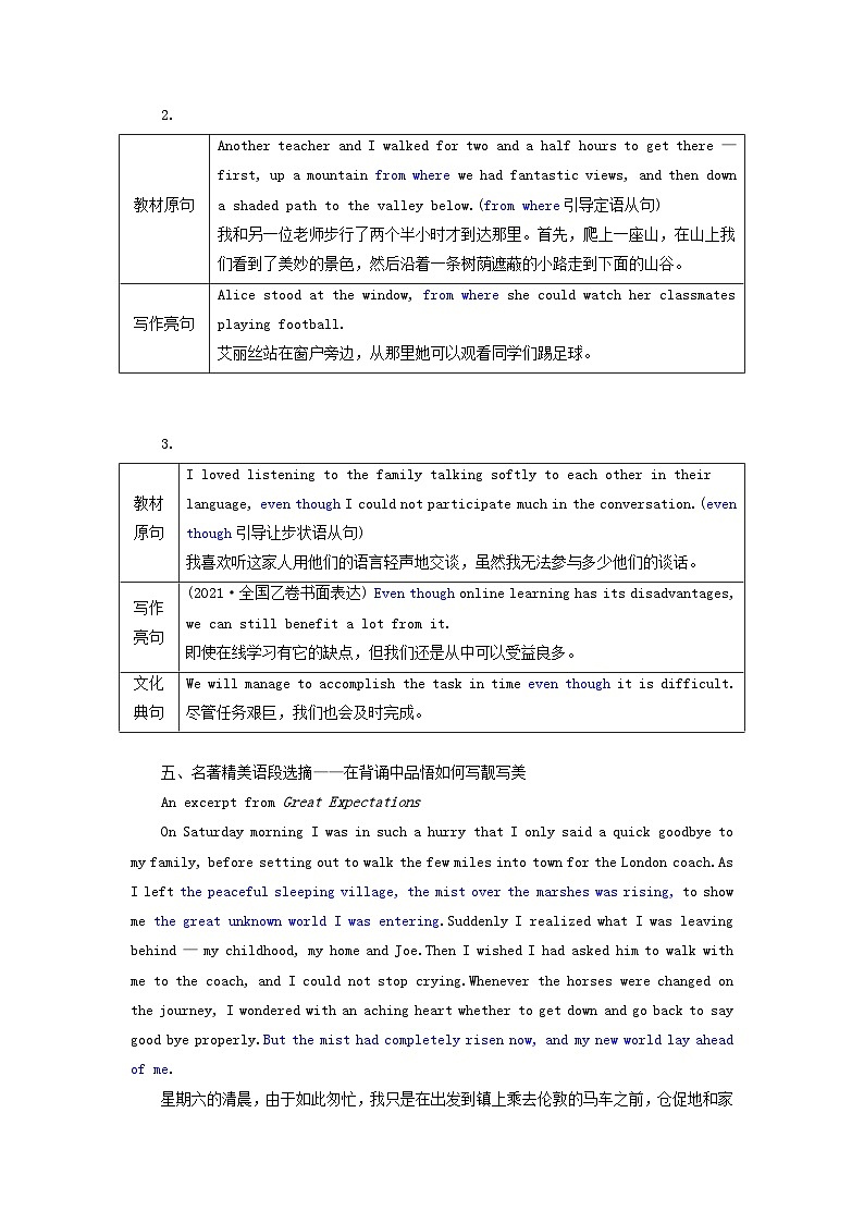 2024届高考英语一轮总复习选择性必修第四册Unit4Sharing教师用书第3页