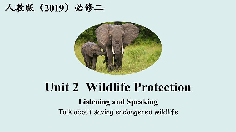 2024学年高一英语 人教版（2019）必修二 课件  Unit 2 Listening and Speaking01