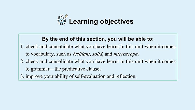 2023-2024学年高二英语人教版选择性必修二 Unit 1 Assessing Your Progress & Project课件PPT第3页