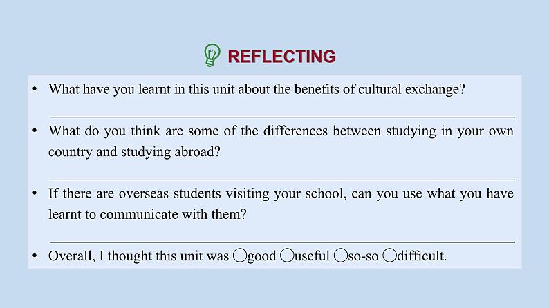 2023-2024学年高二英语人教版 选择性必修二 Unit 2 Assessing Your Progress & Project课件PPT07