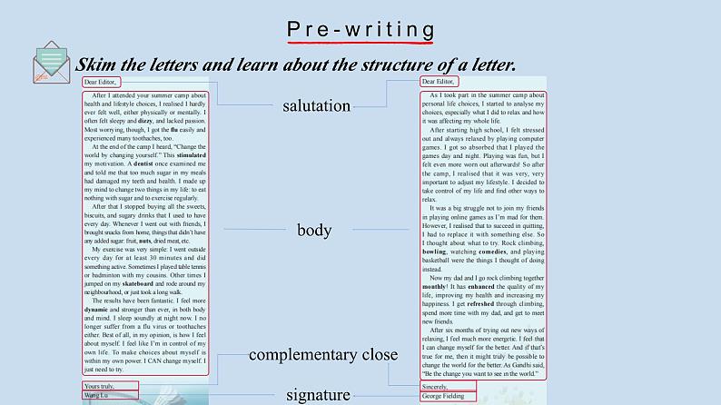 2023-2024学年高二英语人教版 选择性必修三 Unit 2 Using Language (Reading for Writing)课件PPT05