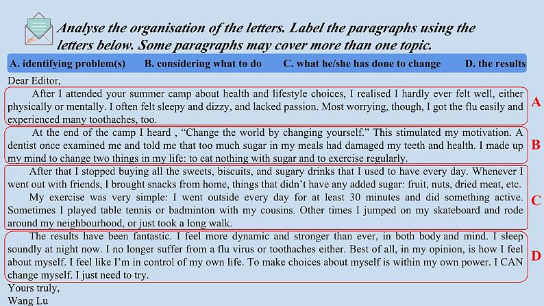 2023-2024学年高二英语人教版 选择性必修三 Unit 2 Using Language (Reading for Writing)课件PPT08