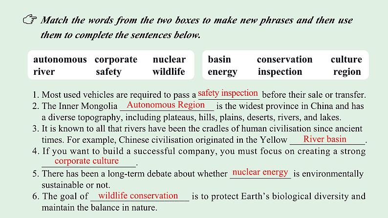 2023-2024学年高二英语人教版 选择性必修三 Unit 3 Assessing Your Progress & Project课件PPT08