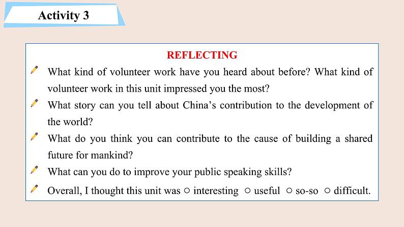 2023-2024学年高二英语人教版 选择性必修四  Unit 4 Assessing Your Progress & Project（课件）08