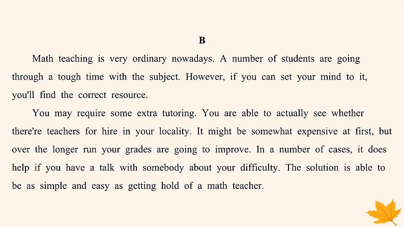 江苏专版2023_2024学年新教材高中英语Unit4LookingGoodFeelingGood素养培优练一课件牛津译林版必修第一册08