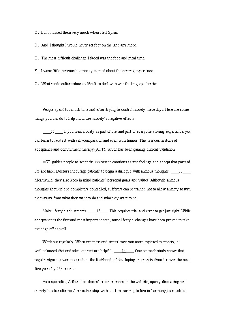 高考英语二轮复习辽宁高考英语七选五训练作业含答案第3页