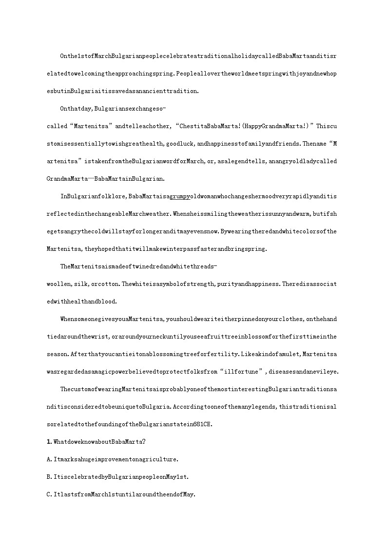 新教材2023_2024学年高中英语Unit2Let'sCelebrate!分层跟踪检测二Usinglanguage外研版必修第二册03