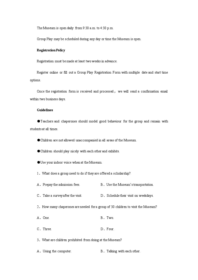 人教版高中英语选择性必修第一册UNIT3单元测试含答案第2页