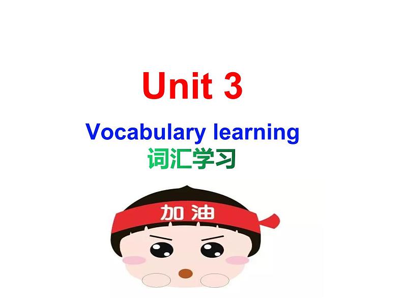 英语必修二 Unit 3 词汇学习课件PPT01