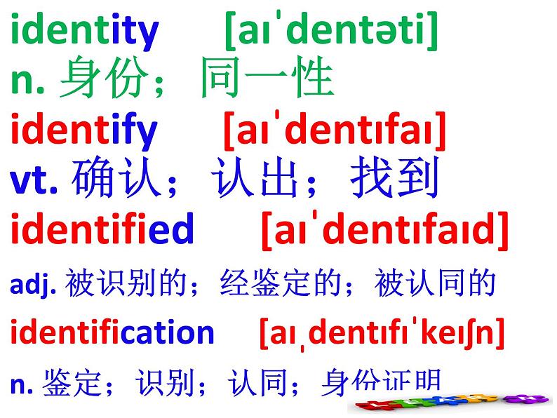 英语必修二 Unit 3 词汇学习课件PPT03