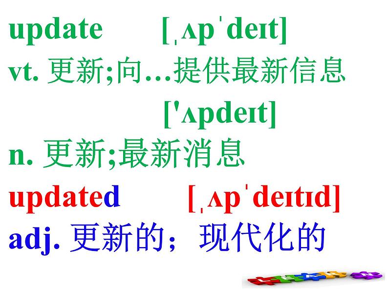 英语必修二 Unit 3 词汇学习课件PPT05