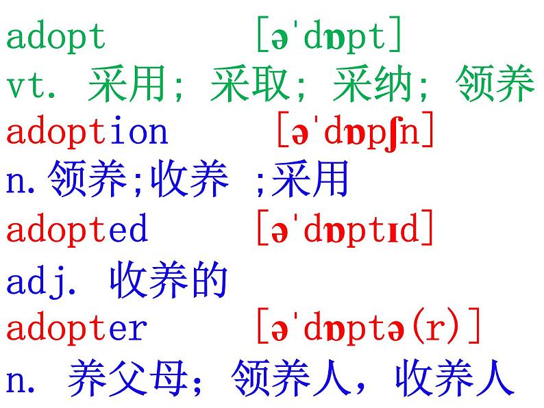 选择性必修一 Unit 3 词汇学习课件PPT08