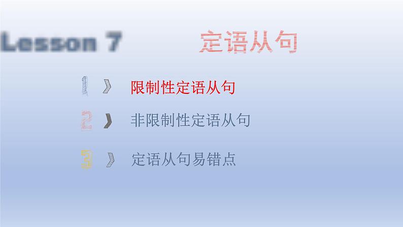 高考英语一轮复习知识点梳理课件10 定语从句（一）06