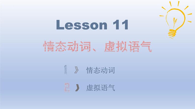 高考英语一轮复习知识点梳理课件16 情态动词和虚拟语气03