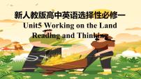 高中英语人教版 (2019)选择性必修 第一册Unit 5 Working the Land图文课件ppt