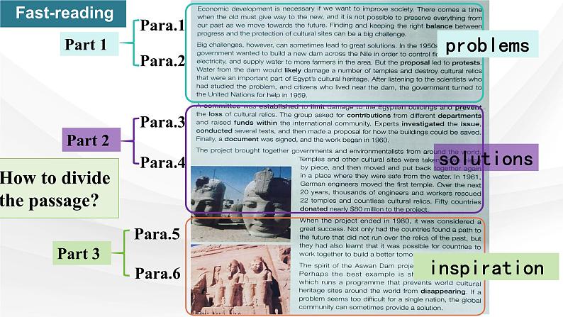 新人教高中英语必修二Unit1Cultural Heritage-Reading and Thinking课件06