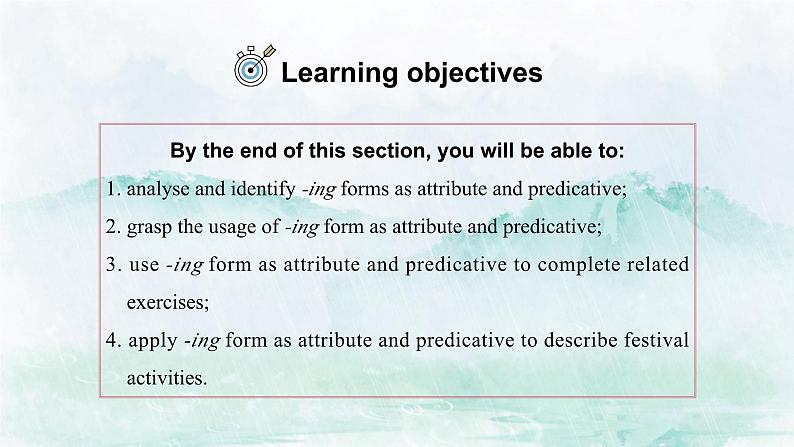 高一英语 人教版（2019）必修三 Unit 1 Discovering Useful Structures课件PPT02