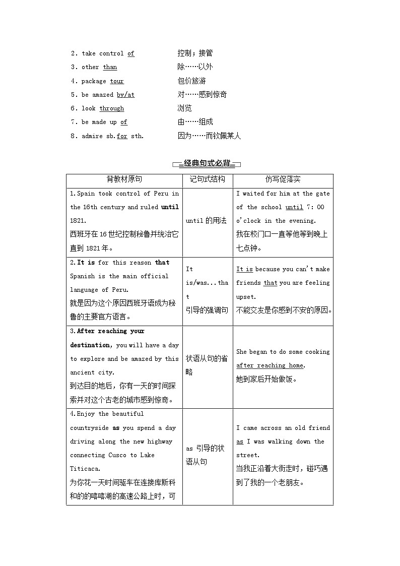 高中英语Unit2TravellingaroundSectionⅡListeningandSpeaking第2页