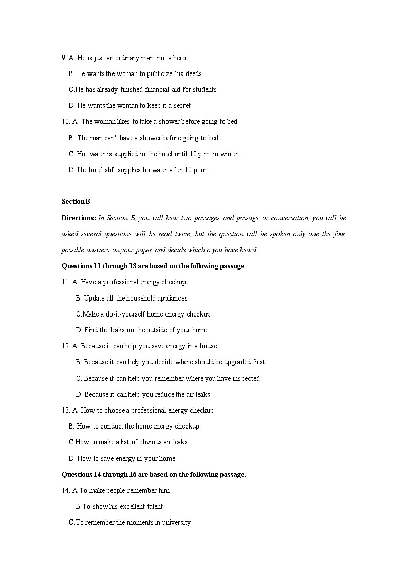 04 2021年1月上海高考英语真题及答案解析（含听力mp3）02