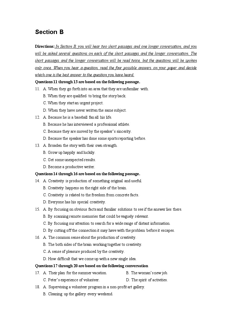 07 2019年6月上海高考英语真题及答案解析（含听力mp3）02