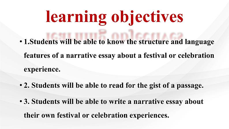 新人教版高中英语必修三Unit1Festivals and Celebrations-Reading for Writing课件第2页