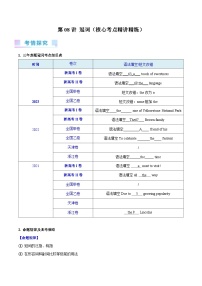 2024年高考英语一轮复习考点精讲精练（全国通用）第08讲冠词（Word版附解析）