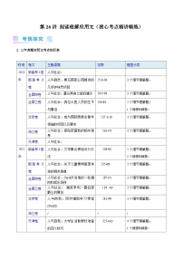 2024年高考英语一轮复习考点精讲精练（全国通用）第26讲阅读理解应用文（Word版附解析）