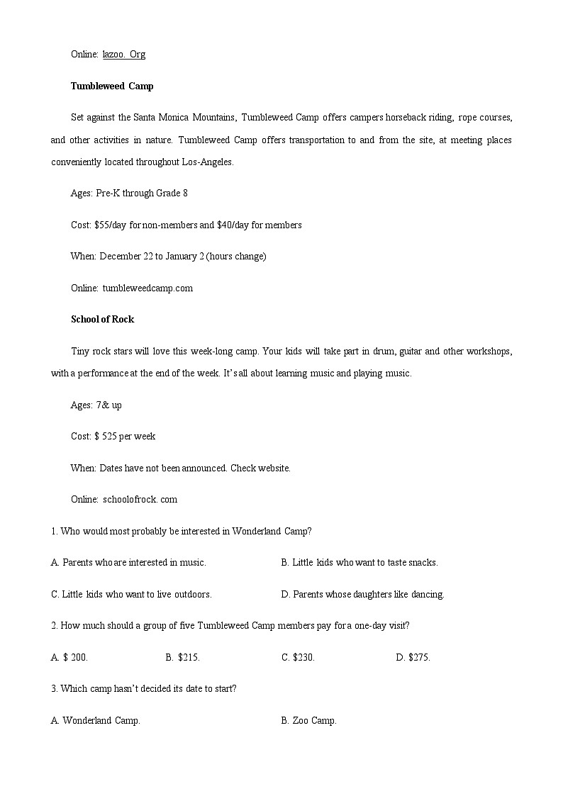 2022-2023学年四川省德阳市高中高一上学期期末考试英语试题含答案02