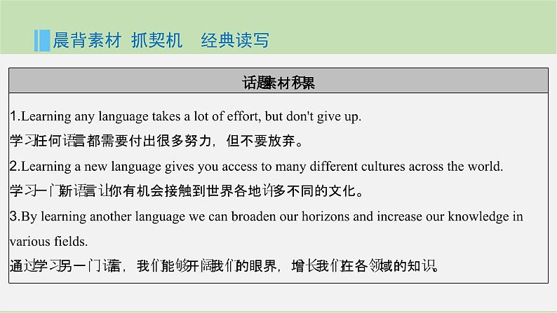 2024届高考英语一轮复习必修第一册-Unit 2　Exploring English课件第2页