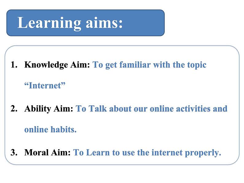 《Unit 3 The internet  (Listening and Speaking)课件 PPT)-》必修2第3页