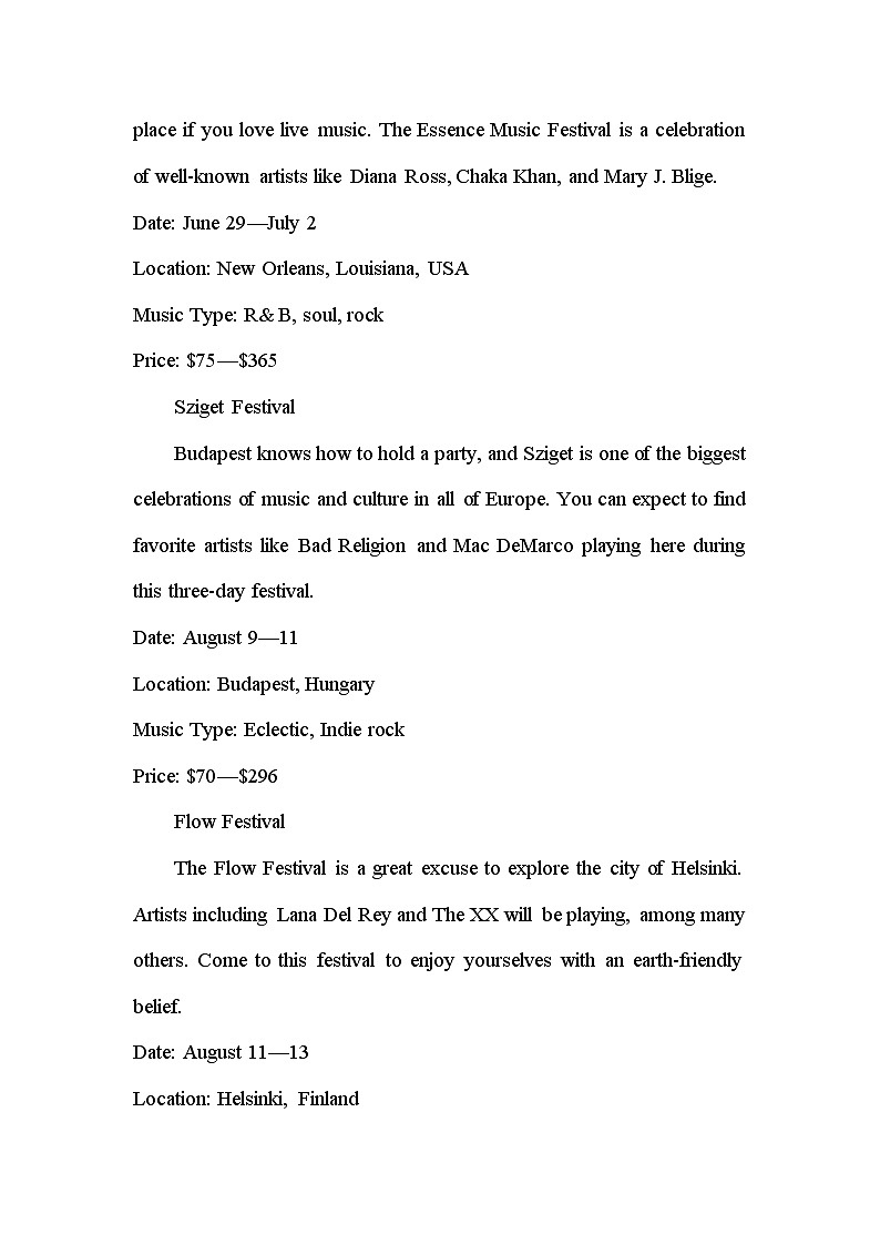 Unit 5 Music单元小测 2024届高考英语人教版（2019）必修第二册一轮复习第2页