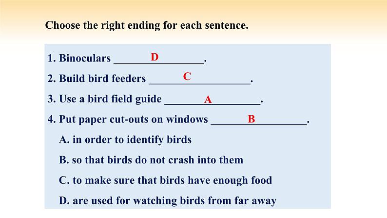 人教版高中英语必修二 UNIT 2 Period IV Listening and Talking（课件）06