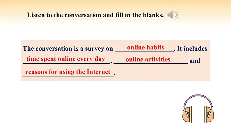 人教版高中英语必修二 UNIT 3 PeriodⅠ Listening and Speaking（课件）06
