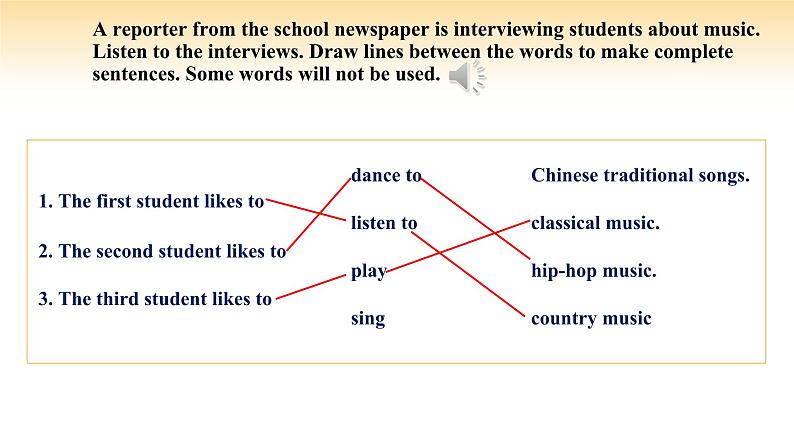 人教版高中英语必修二 UNIT 5 Period I Listening and Speaking（课件）07