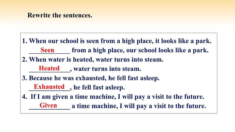 人教版高中英语必修二 UNIT 5 Period III Discovering Useful Structures（课件）04