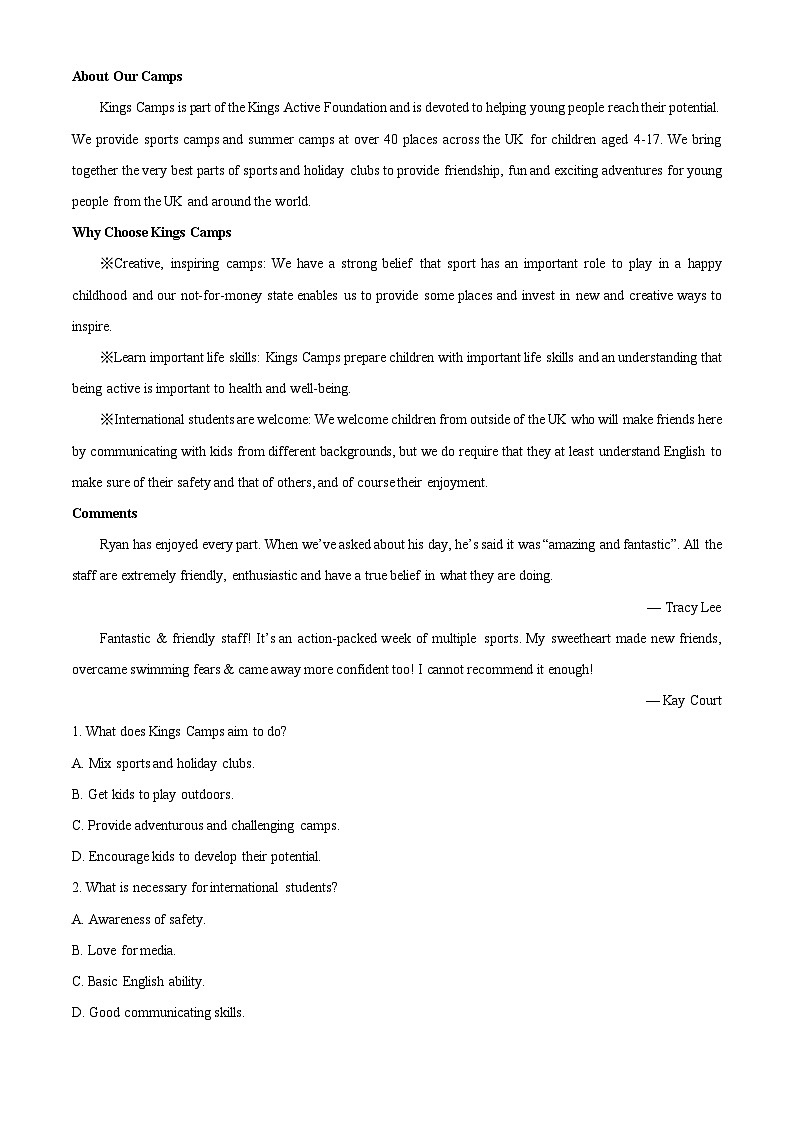 四川省遂宁市射洪中学2023-2024学年高二强基班上学期11月月考英语试题（Word版附解析）03